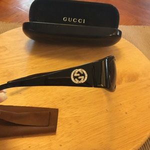 Authentic Gucci Sunglasses in Black